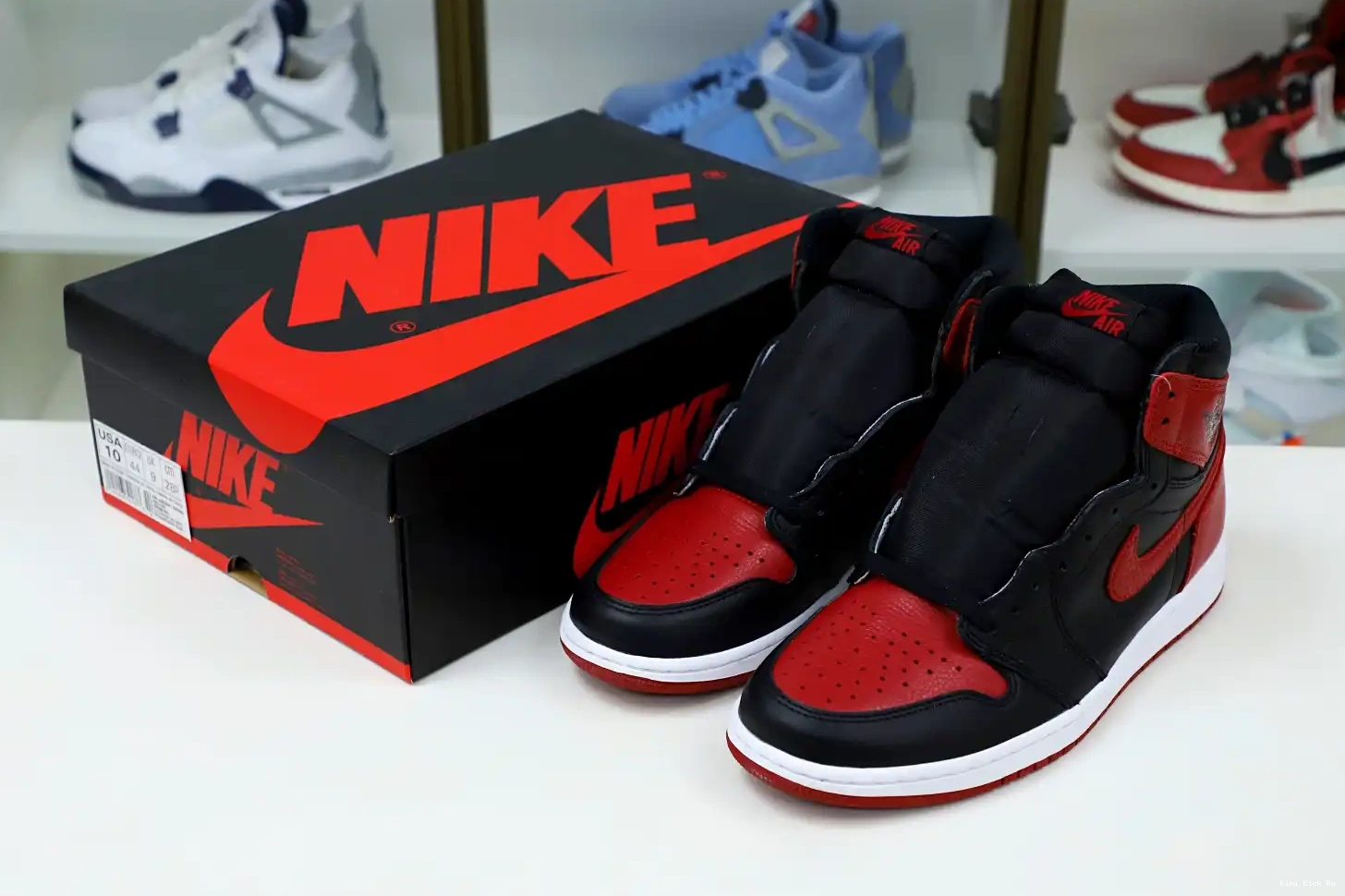 HIGH 'BRED' OG Kimikick RETRO AIR 1 JORDAN 0408